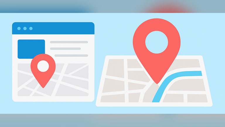 Geo-tagged image showing location-based data to improve local SEO, social media reach, and targeted marketing strategies.