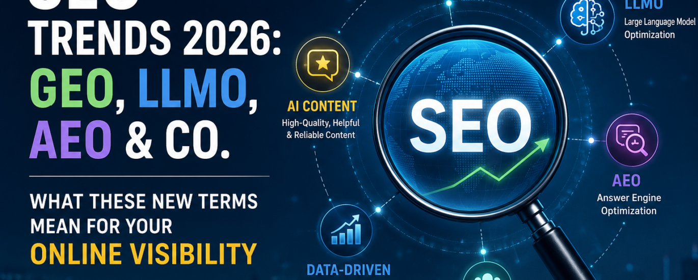 SEO Trends 2026 - GEO AEO LLMO